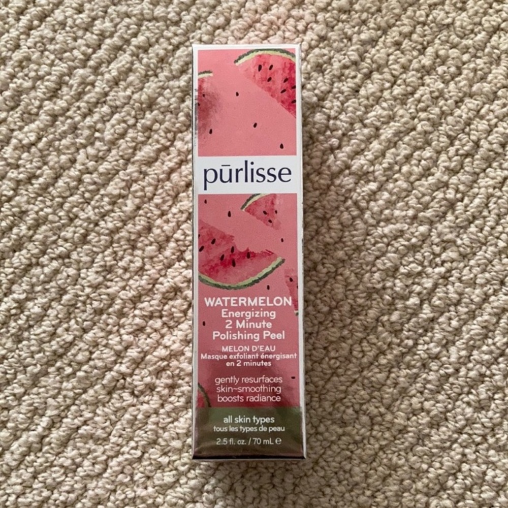 NEW Purlisse Watermelon Energizing Two Minute Polishing Peel Exfoliating SEALED